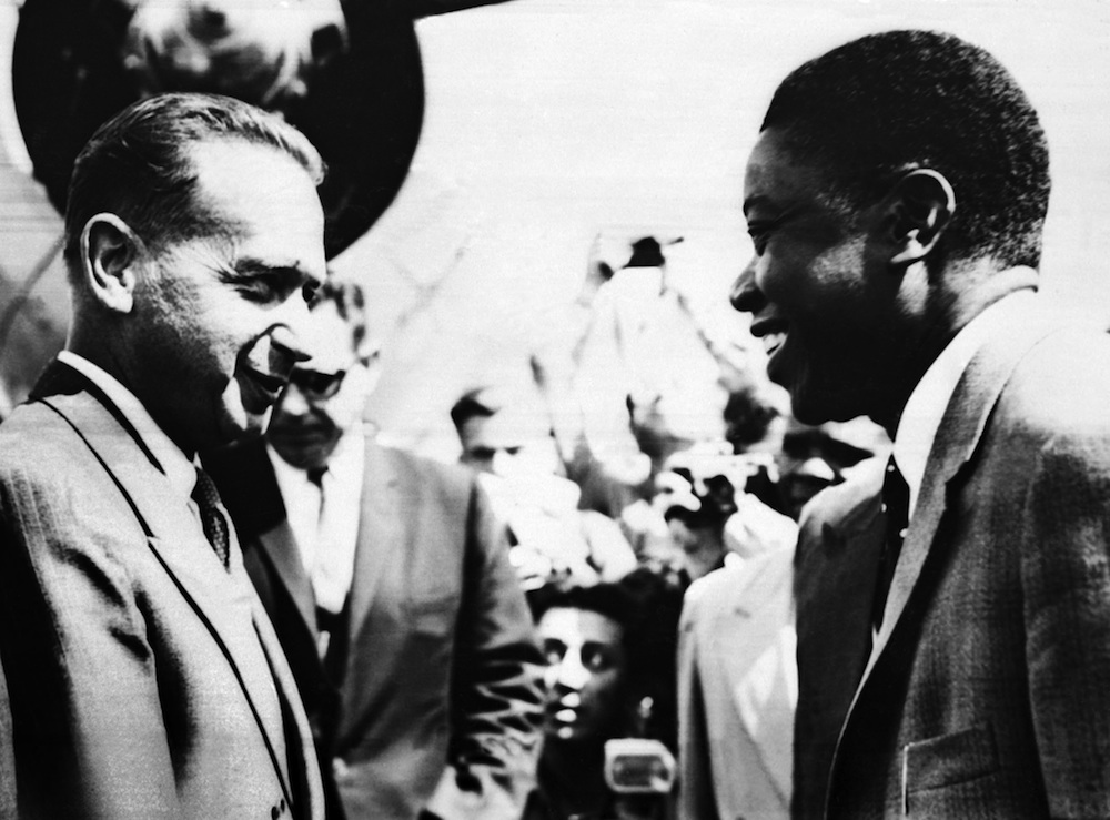 Dag Hammarskjold meets Moise Tshombe