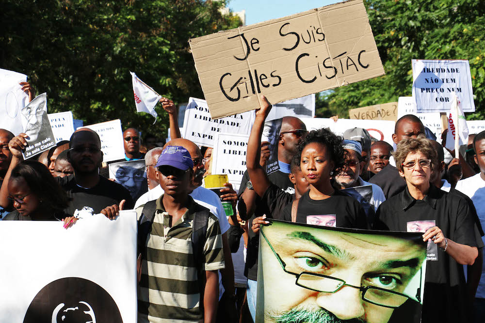 Protests after the death of Constitutional lawyer Gilles Cistac