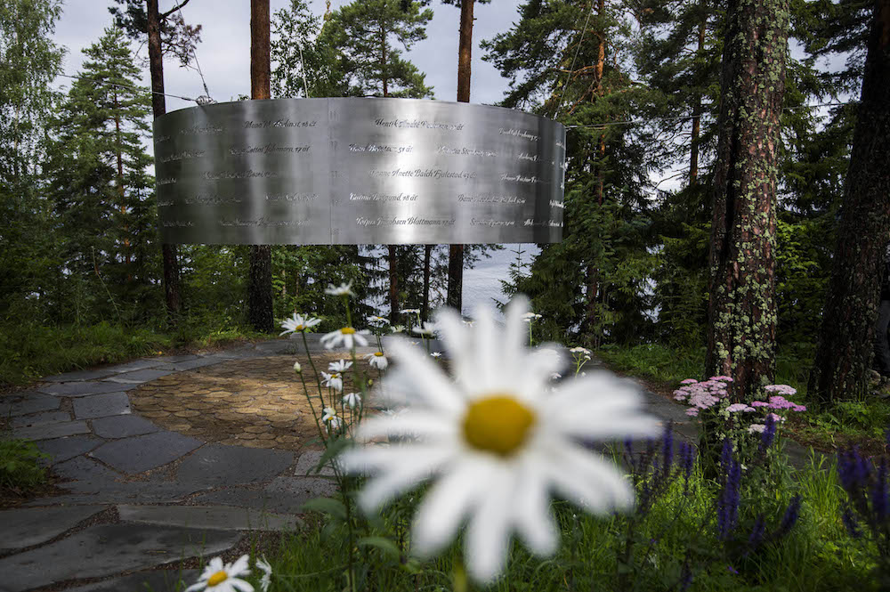 Utoya Norway memorial of Breivik killing spree that left 69 dead