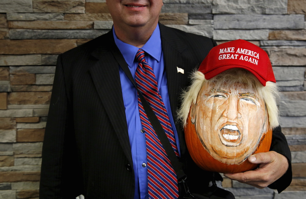 Donald Trump pumpkin
