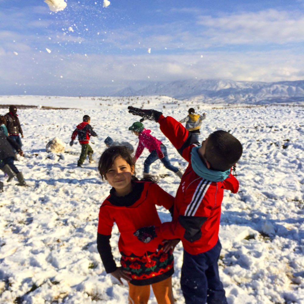 Bram Janssen: kids in snow