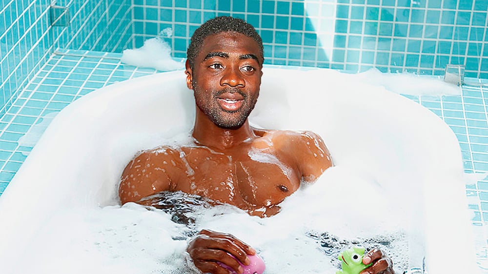 Kolo Touré in ice bath