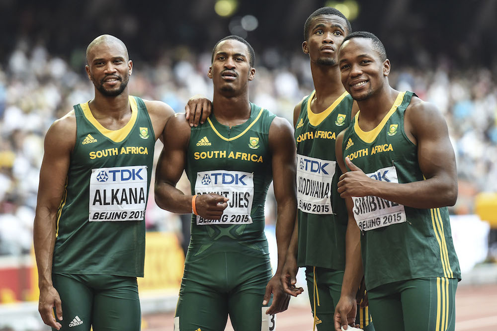SA men's relay team 4x100m athletics