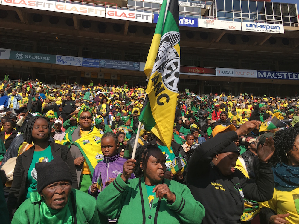 ANC rally grandstand