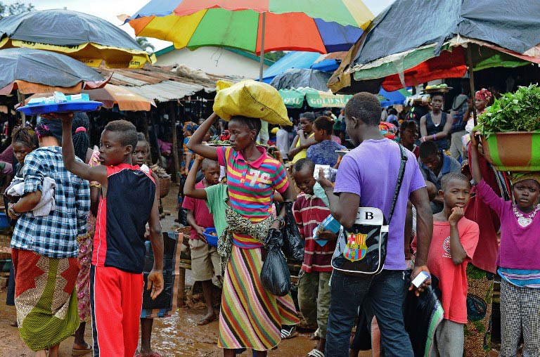 Image result for West african market"